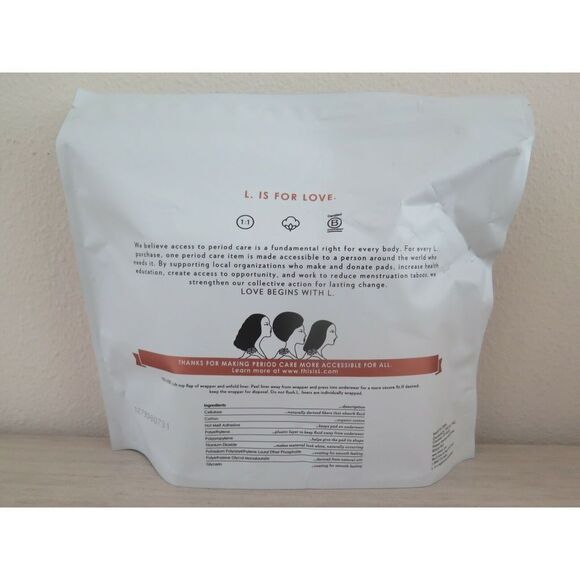 L. Cotton Top Layer Chlorine Free Ultra Thin Regular Liners 100 Ct. - Picture 2 of 3